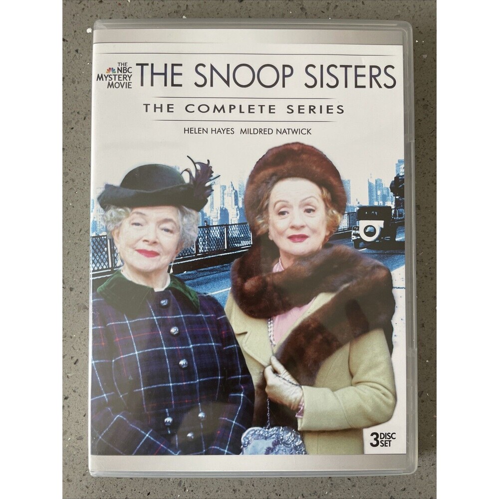 The Snoop Sisters: Complete Series DVD 3 Discs NBC Murder Mystery Helen Hayes